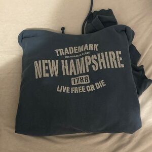 Gildan Blue New Hampshire Hoodie